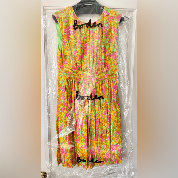 Boden Vibrant Floral Selena Sleeveless Midi Dress - Picture 4 of 7